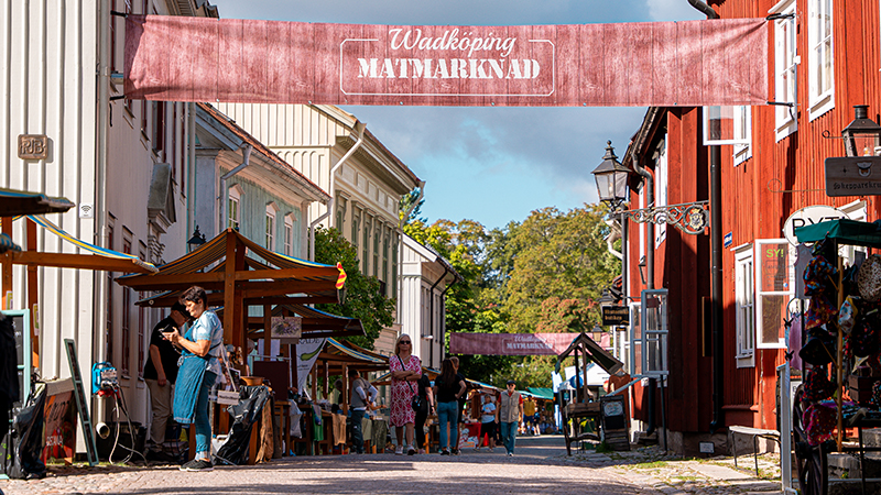 Matmarknad i Wadk�ping